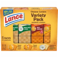 Lance® Cheese Lovers Sandwich Crackers Variety Pack Perspective: Main