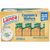 Lance® Captain's Wafers® Cream Cheese & Chives Sandwich Crackers