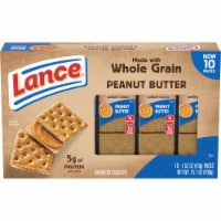Lance Sandwich Crackers Made With Whole Grain Crackers Peanut Butter Perspective: Main