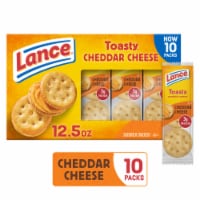 Lance Sandwich Crackers Toasty Cheddar 10 Individually Wrapped Packs Perspective: Main