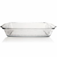 Anchor Hocking Laurel Embossed Bake Dish - Clear Perspective: Main