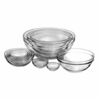 Anchor Hocking Mixing Bowl Set - Clear Perspective: Main