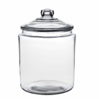 Anchor Hocking Heritage Hill Clear Glass Jar Perspective: Main