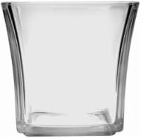 Anchor Hocking Large Flared Square Glass Votive - Clear Perspective: Main