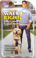 Walk Right! Large Black Front-Connect Padded Harness Perspective: Main