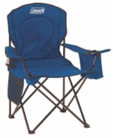 Coleman Quad Chair with 4-Can Cooler - Blue Perspective: Main