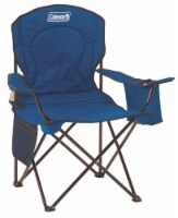 Coleman Quad Chair with 4-Can Cooler - Blue Perspective: Main