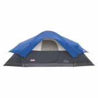 Coleman Red Canyon 8 Person 17 x 10 Foot Outdoor Large Family Camping Tent, Blue