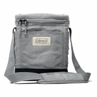 Coleman Backroads 12 Can Leakproof Insulated Soft Sided Cooler Tote Bag, Gray