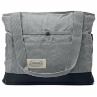 Coleman Backroads 24 Can Leakproof Insulated Soft Sided Cooler Tote Bag, Gray
