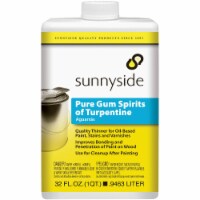 Sunnyside 1 Quart Pure Gum Spirits Turpentine 87032S