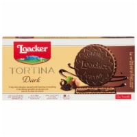 Loacker Tortina Dark Chocolate Hazelnut Cookies Perspective: Main