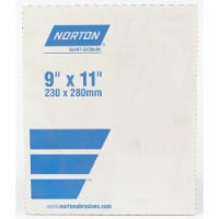 Norton 11 in. L x 9 in. W 100 Grit Aluminum Oxide Sandpaper 1 pk - Total Qty: 1; Each Pack