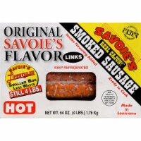 Savoie's® Real Cajun™ Hot Smoked Sausage Links Perspective: Main