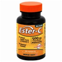 American Health Ester-C Vitamins 500mg 60 Count