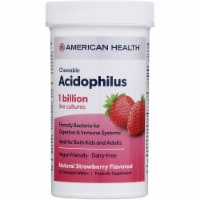 American Health Chewable Acidophilus - Natural Strawberry 1 Billion Cfu 60 Wafers