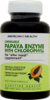 American Health Chewable Papaya Enzyme with Chlorophyll Digestive Health Formula