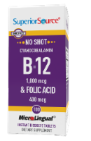 Superior Source No Shot B-12 & Folic Acid Tablets