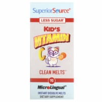 Superior Source Kid's Vitamin C Clean Melts Orange - 90 Instant Dissolve Melts