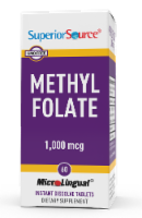 Superior Source Methylfolate Instant Dissolve Tablets 1000mcg