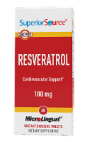 Superior Source Resveratrol Instant Dissolve Tablets 100mg Perspective: Main