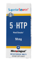 Superior Source 5-HTP Dissolving Tablets 50mg Perspective: Main