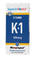 Superior Source Vitamin K-1 Instant Dissolve Tablets 500mcg