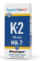 Superior Source Vitamin K2 Instant Dissolve Tablets 100mcg