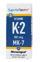 Superior Source Vitamin K-2 MK-7 Instant Dissolve Tablets 300mcg
