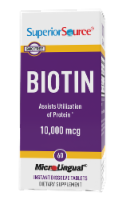 Superior Source Biotin Instant Dissolve Tablets 10000mcg