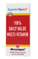 Superior Source 100% Daily Value Muti-Vitamin Instant Dissolve Tablets