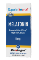 Superior Source Melatonin Dissolving Tablets 5mg Perspective: Main