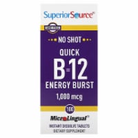 Superior Source NO SHOT QUICK B-12 ENERGY BURST Perspective: Main