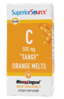 Superior Source Tangy Orange Vitamin C Melts 500mg 90 Count