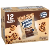 Famous Amos Original Recipe Chocolate Chip Bite-Size Cookies, 12 Pack Box, 12 oz Perspective: Main