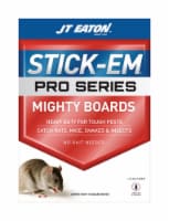 JT Eaton 7567308 Stick-Em Pro Series Mighty Boards Small Glue Animal Trap for Rodents  Snakes