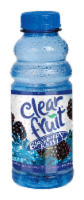 Clearfruit Blackberry Rush Bottled Water Perspective: Main