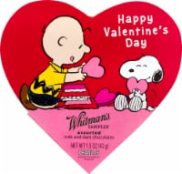 Whitman's Sampler Assorted Chocolates Peanuts Heart Valentine Candy Perspective: Main