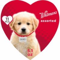 Whitman's Sampler Assorted Chocolates Pet Heart Valentine Candy Gift Box