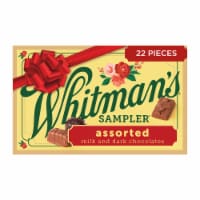 WHITMAN'S SAMPLER Christmas Assorted Milk & Dark Chocolate Gift Box