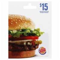 Burger King $15 Gift Card