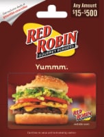 Red Robin $15-$500 Gift Card