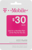 T-Mobile $30 Gift Card