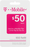T Mobile $50 Gift Card