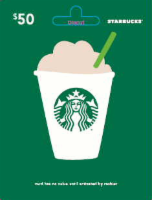 Starbucks $50 Gift Card