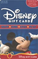 Disney $15-$500 Gift Card