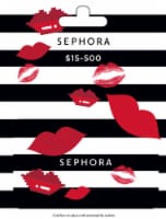 Sephora $15-$500 Gift Card