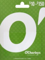 O'Charley's $10-$150 Gift Card - After Pickup, visit us online to activate and add value Perspective: Main