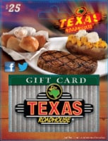Texas Roadhouse $25 Gift Card