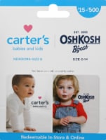 Carter's & Oshkosh Variable Amount Gift Card